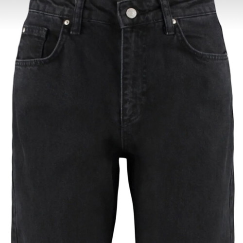 Wide leg jeans black high waist Trendyol like new, size M