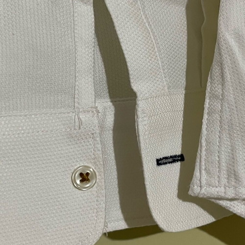 Zara men's long-sleeve shirt size S like new, white