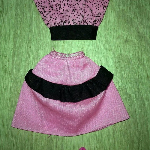 Barbie 1989 My First Princess and 1991 Fashion Finds #2983 used with pink shoes