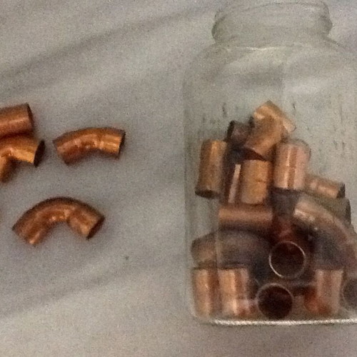 Copper fittings new in various sizes