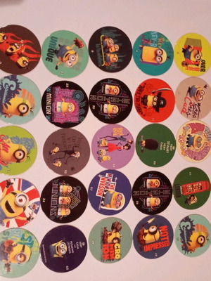 Minions Chipicao collectible caps set of 30 like new