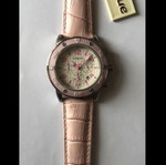 Vogue 202017201 pink wristwatch new with leather strap