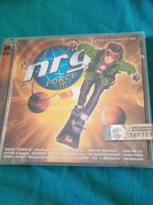 NRG Force III διπλό CD, συλλογή dance από τον 105.5 FM