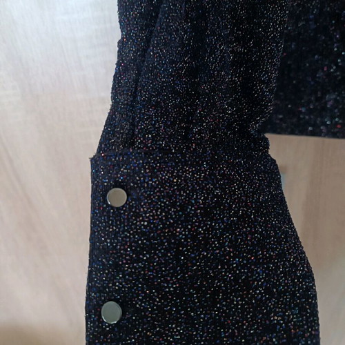 Mango party blouse like new, size M, navy blue
