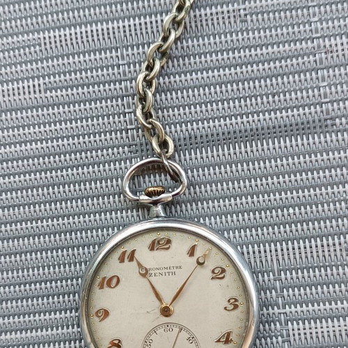 Vintage Chronomètre Zenith Pocket Watch like new, 1933-1934