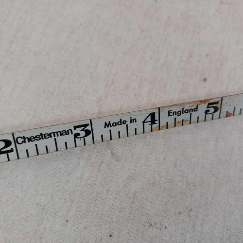 Rabone Chesterman vintage British tape measure 1970 used, functional