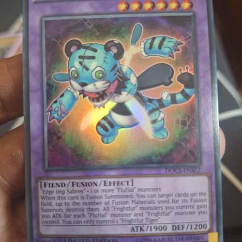 Frightfur Tiger limited edition Yu-Gi-Oh! card like new