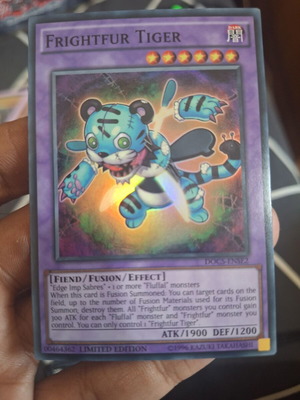 Frightfur Tiger limited edition Yu-Gi-Oh! card like new