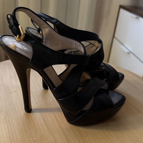 Prada sandals used, black, size 37, high heels