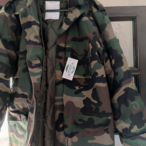 Woodland jacket with removable lining, new, set with pants and shirt