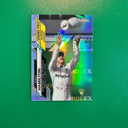 Topps Chrome Formula 1 Card Lewis Hamilton Grand Prix Winner 2020 new