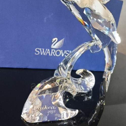 Swarovski crystal decorative figurine Paikea whale limited edition 2012 new