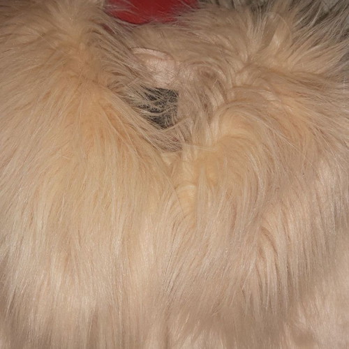 Guess women's fur size M new, beige