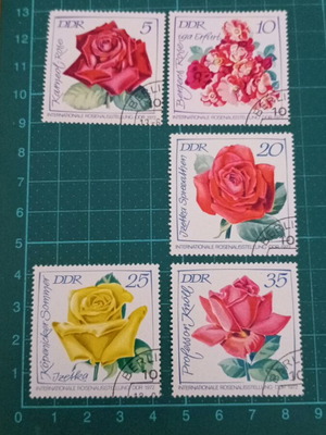 Γραμματόσημα DDR 1972 International Rose Exhibition σε άριστη κατάσταση