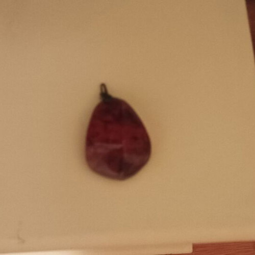 Large amber stone used, Russian origin