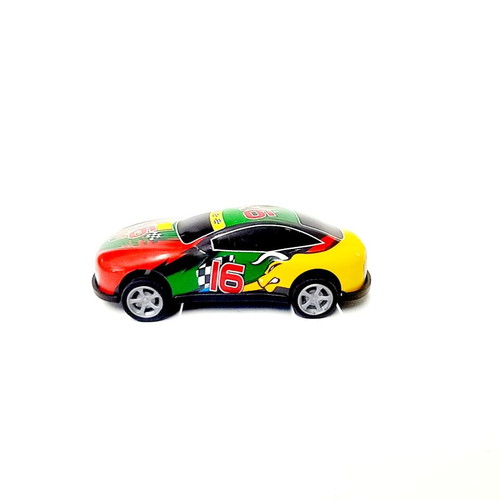 Pull Back Racing Cars set of 4 used, die-cast metal