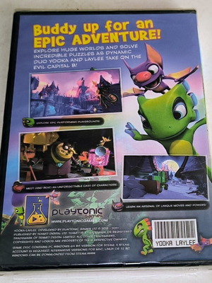 Yooka-Laylee PC παιχνίδι καινούργιο, σφραγισμένο, αγγλικά