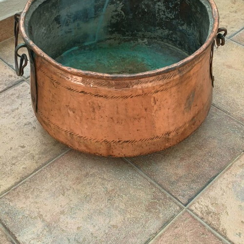 Copper cauldron refurbished