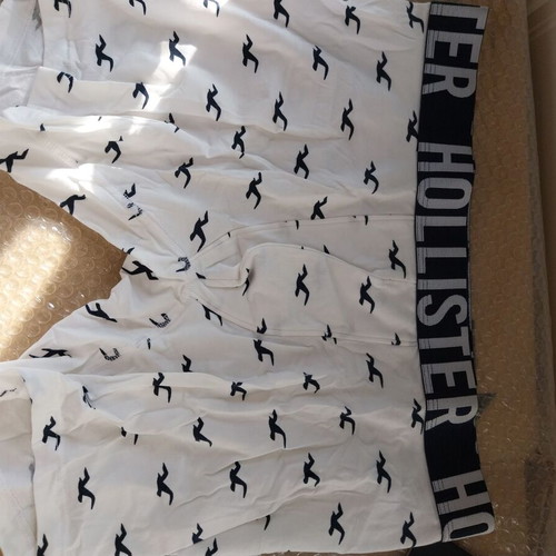Hollister men's boxer new, white, size L