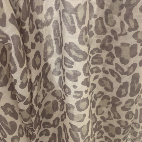 Animal Print Scarf in Nude Tones like new