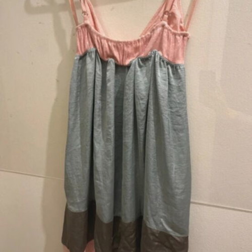 Lynne pink multicolor lingerie-style dress with sequins