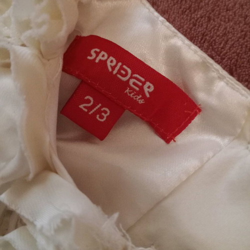 Girls' dress used, size 3, beige, for 3-year-olds
