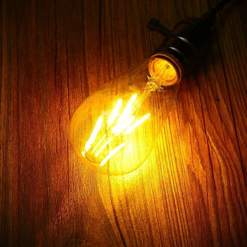Edison type bulb 4W E27 LED chip new, retro antique 1930 style