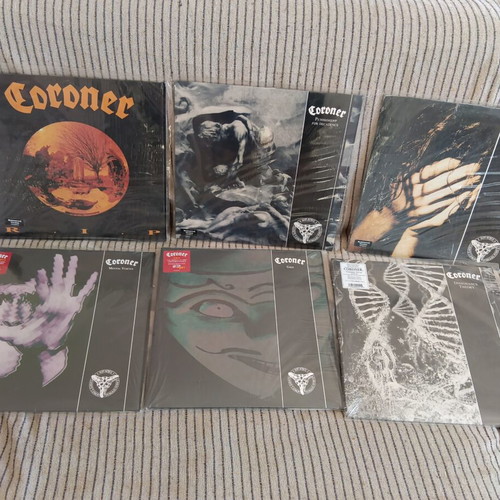 Coroner vinyl records like new, laiko genre