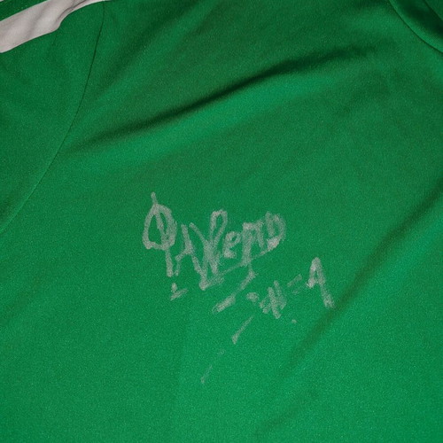 Panathinaikos Authentic Training Jersey 21/22 with Fragiskos Alvertis autograph #4, XL