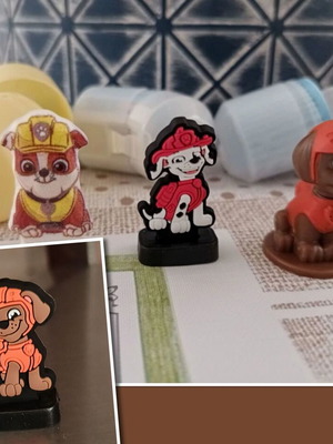 Paw Patrol figures by ION new, pack of 4 pieces