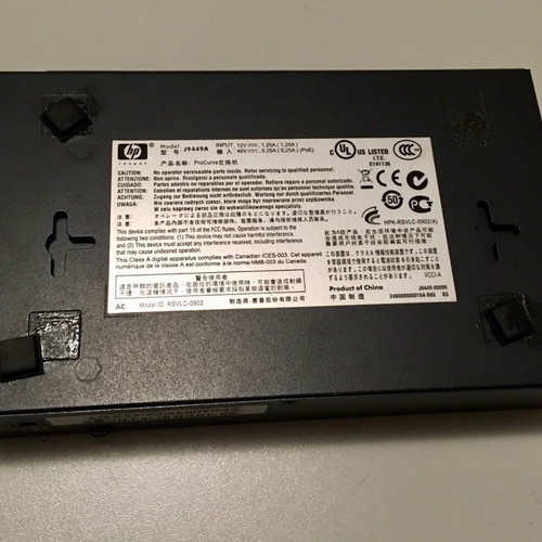 HP 1810G-8 J9449A ProCurve 10/100/1000Base-T PoE Gigabit Switch new