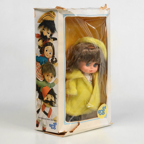 Rare collectible El Greco "Pillow-Cheeked" doll (70s) like new