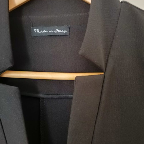 Women's blazer jacket, black, size M