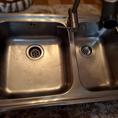 Teka sink used with new faucet and filter