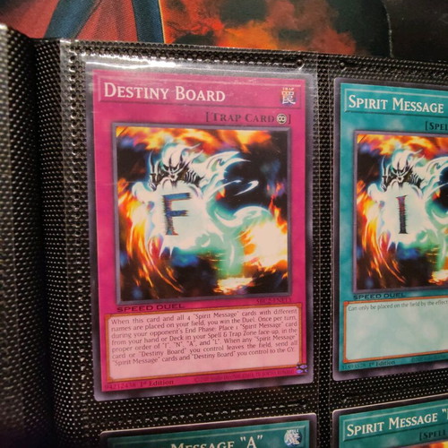 destiny board yugioh card Yu-Gi-Oh! - LDS3-EN018 - Common A Single Individual Card From The Yu Gi Oh ArtStation - Token Spirit Destiny