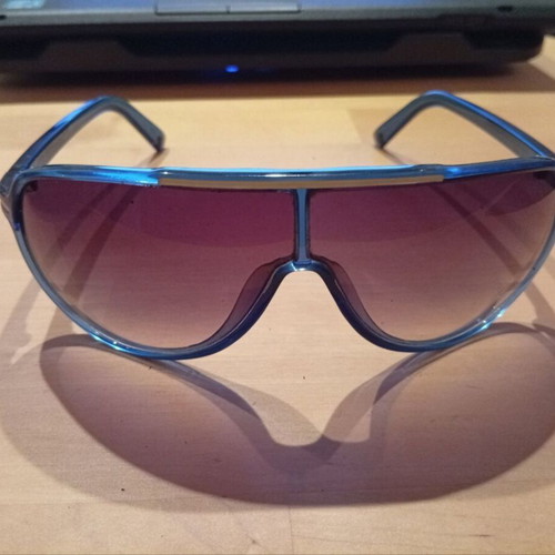 Calvin Klein sunglasses used, size S, blue, with case and cleaning cloth