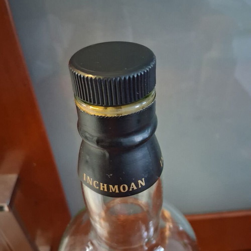 Loch Lomond Inchmoan 10 whisky bottle used, empty