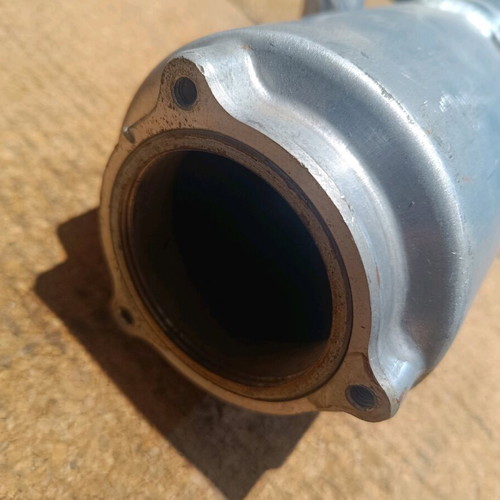 Honda CBR 400 RR exhaust muffler used with dent
