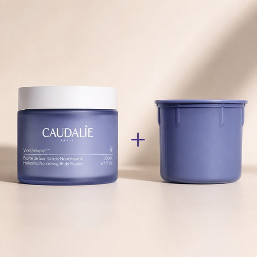 Caudalie Vinoperfect Glycolic Night Cream with Refill set