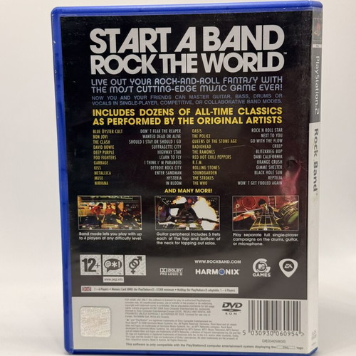 Rock Band PS2 used action adventure game