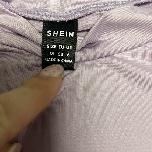 Shein Crop Top new, purple, size M