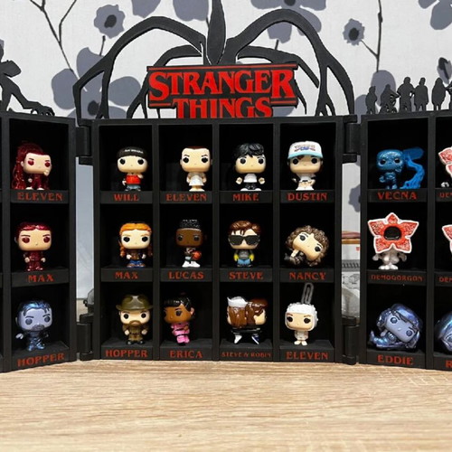 Stranger Things figure stand new, foldable for kinder figures