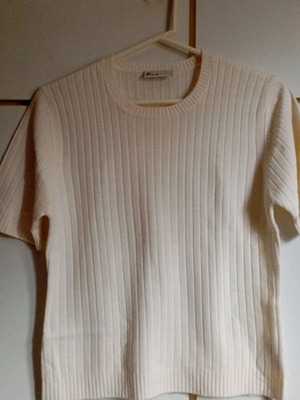Women's blouse like new, white, size L