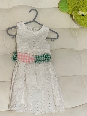 Two in a Castle white dress used 12-18 months