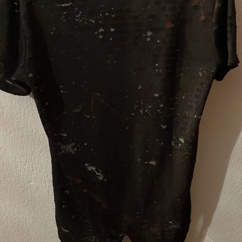 Charman short-sleeve men's shirt size M like new, black