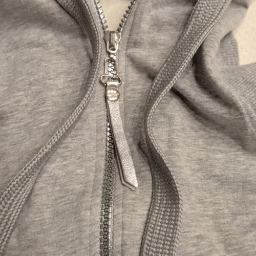 Phard sleeveless hoodie dress gray with rhinestones like new