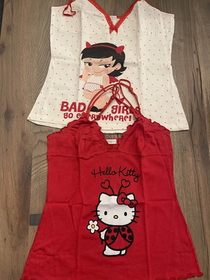 Oysho camisoles, red and pink, size M