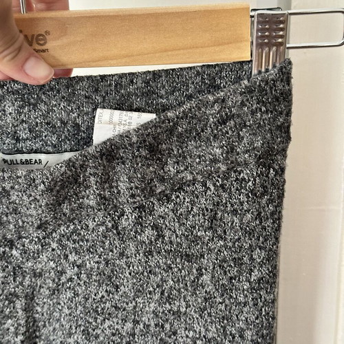 Knitted pants Pull & Bear gray, like new, XS