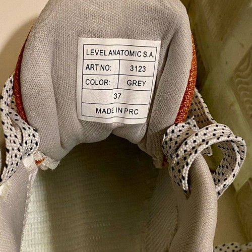 Level Anatomic Women's Athletic Shoe New Gray Size 37