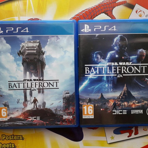 Star Wars Battlefront I and II for PlayStation 4 like new